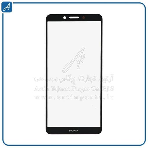 تصویر  GLASS NOKIA C3 2020+OCA BLACK