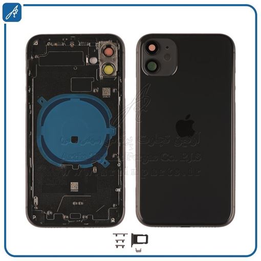 تصویر  HOUSING 11 BLACK IPHONE