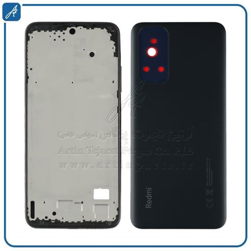 تصویر  HOUSING REDMI NOTE 11 4G BLACK XIAO
