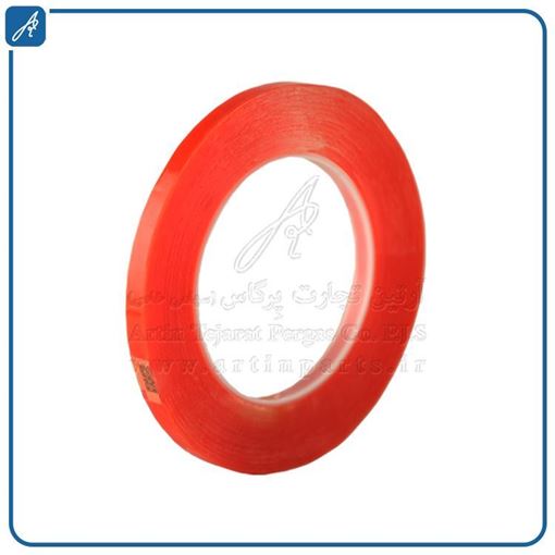 تصویر  چسب  دوطرفه قرمز0.5
