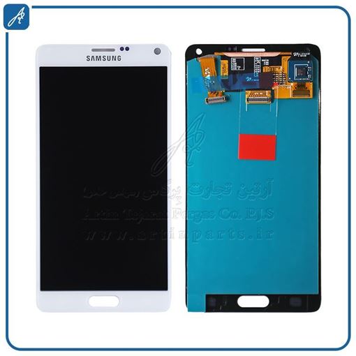 تصویر  LCD NOTE 4 WHITE CHANGE GLASS SAM