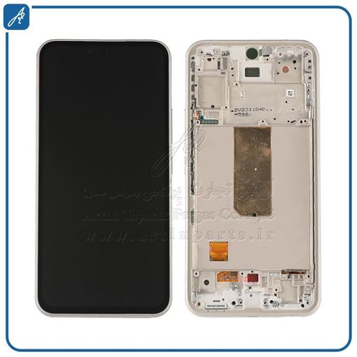 تصویر  LCD A54+FRAME WHITE-SILVER SERVICE PACK SAM