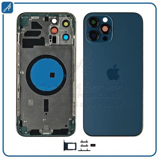 تصویر  HOUSING 12 PRO MAX BLUE IPHONE