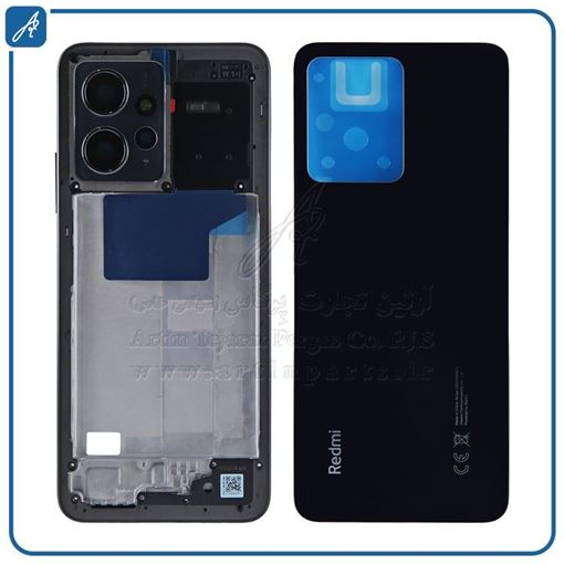تصویر  HOUSING REDMI NOTE 12 BLACK XIAO
