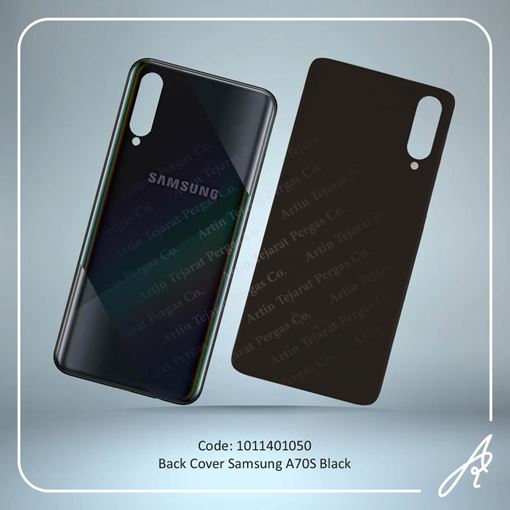 تصویر  BACK COVER A70S BLACK SAM