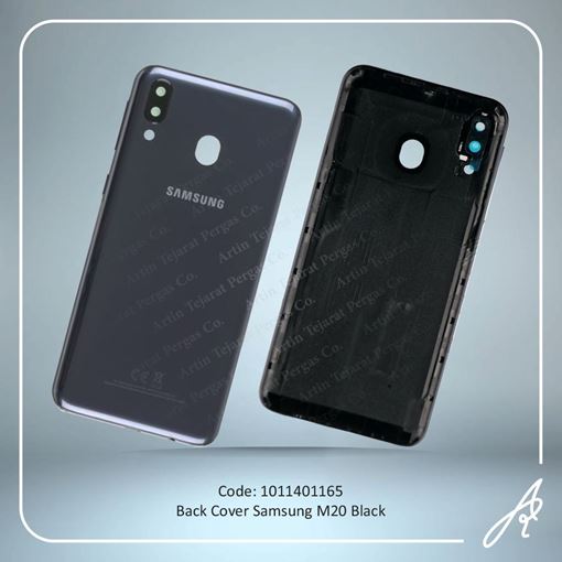 تصویر  BACK COVER M20 BLACK SAM