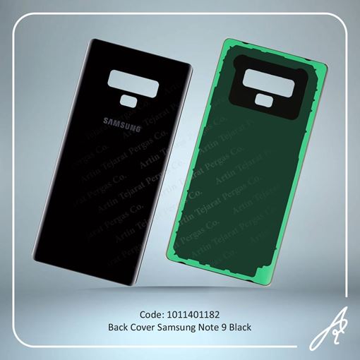 تصویر  BACK COVER NOTE 9 BLACK SAM