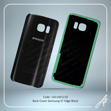 تصویر BACK COVER S7 EDGE BLACK SAM