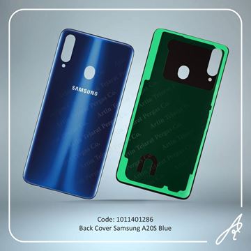 تصویر BACK COVER A20S BLUE SAM