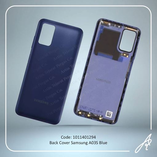 تصویر  BACK COVER A03S BLUE SAM