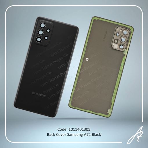 تصویر  BACK COVER A72 BLACK SAM