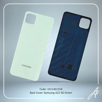 تصویر BACK COVER A22 5G GREEN SAM