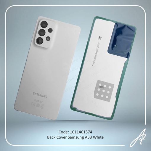 تصویر  BACK COVER A53 WHITE SAM