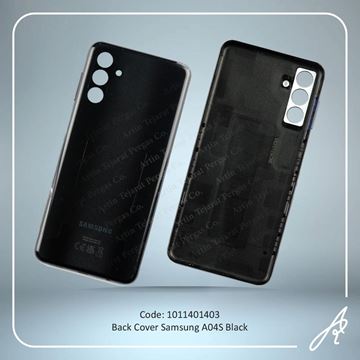 تصویر BACK COVER A04S BLACK SAM