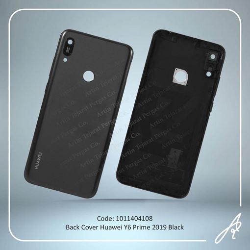 تصویر  BACK COVER Y6 PRIME 2019 BLACK HUW