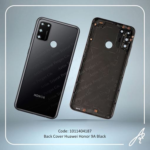 تصویر  BACK COVER HONOR 9A BLACK HUW