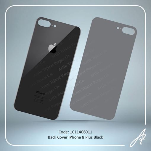 تصویر  BACK COVER 8 PLUS BLACK IPHONE