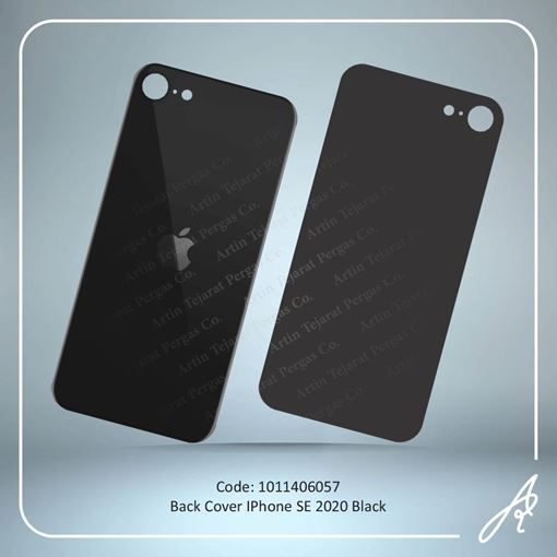 تصویر  BACK COVER SE 2020 BLACK IPHONE
