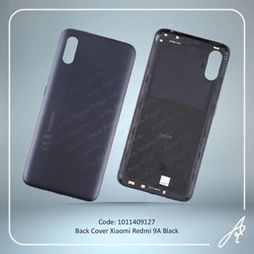 تصویر BACK COVER REDMI 9A BLACK XIAO