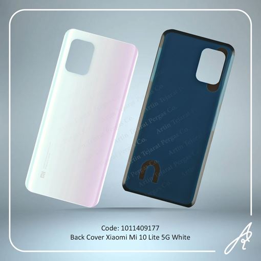 تصویر  BACK COVER MI 10 LITE 5G WHITE XIAO