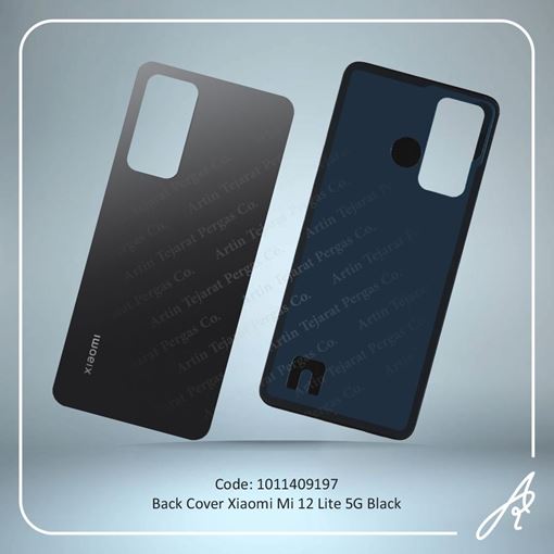 تصویر  BACK COVER MI 12 LITE 5G BLACK XIAO