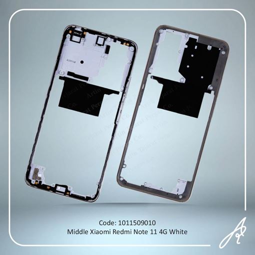 تصویر  MIDDLE REDMI NOTE 11 4G WHITE XIAO