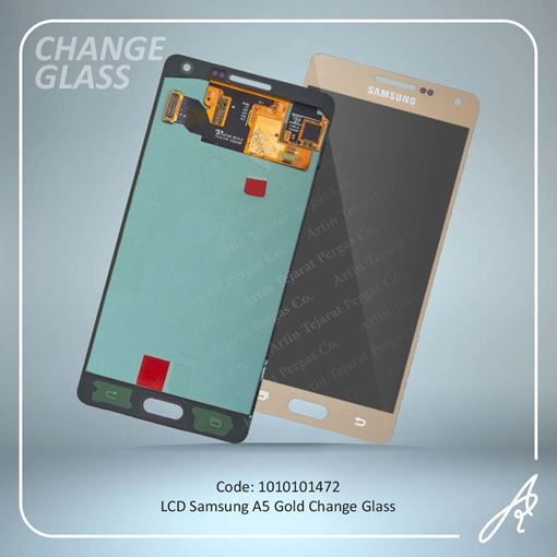 تصویر  LCD A5 GOLD CHANGE GLASS SAM