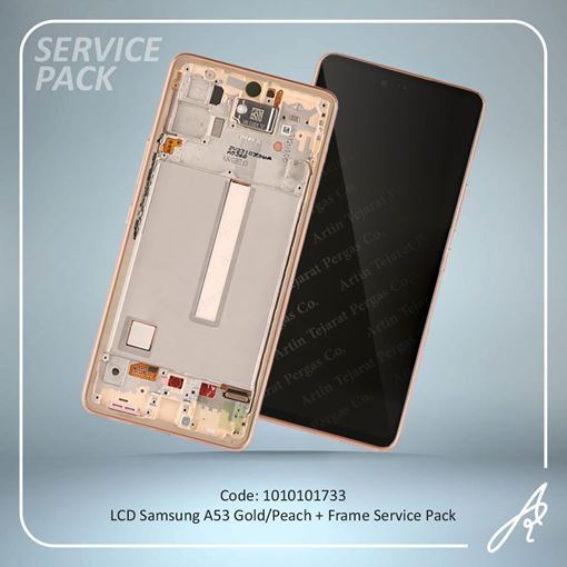 تصویر  LCD A53+FRAME GOLD/PEACH SERVICE PACK SAM