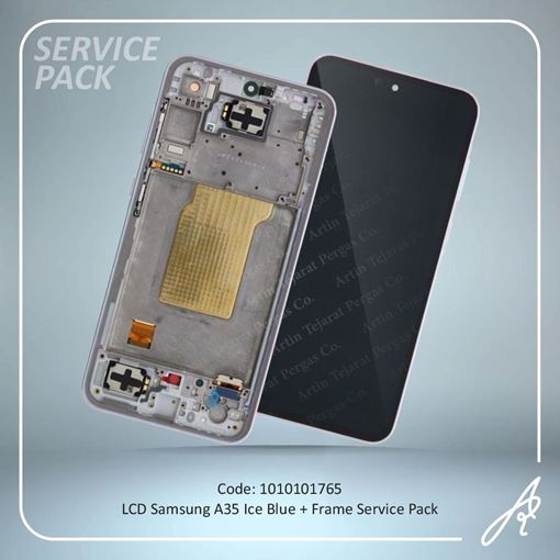 تصویر  LCD A35+FRAME ICE BLUE SERVICE PACK SAM