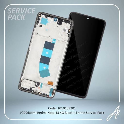تصویر  LCD REDMI NOTE 13 4G BLACK+FRAME SERVICE PACK XIAO