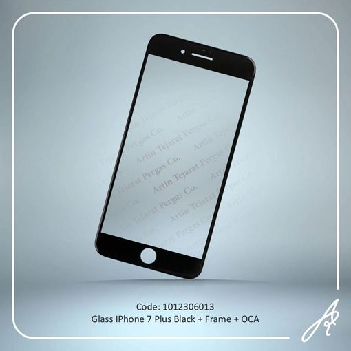 تصویر  GLASS 7PLUS+OCA+F BLACK IPHONE