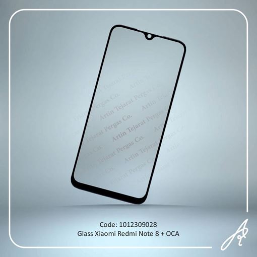 تصویر  GLASS REDMI NOTE 8+OCA XIAO