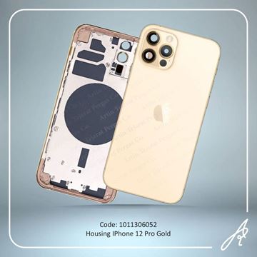 تصویر HOUSING 12 PRO GOLD IPHONE