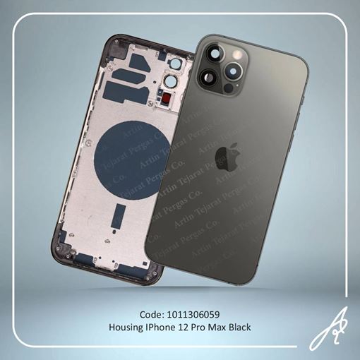 تصویر  HOUSING 12 PRO MAX BLACK IPHONE