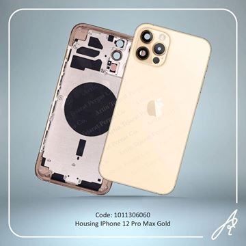 تصویر HOUSING 12 PRO MAX GOLD IPHONE