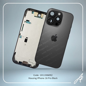تصویر HOUSING 16 PRO BLACK IPHONE