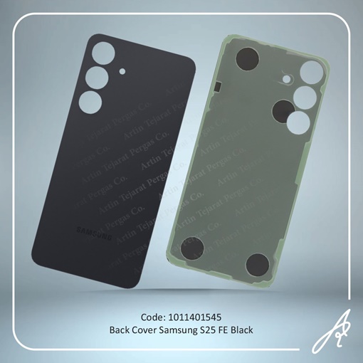 تصویر  BACK COVER S25 FE BLACK SAM