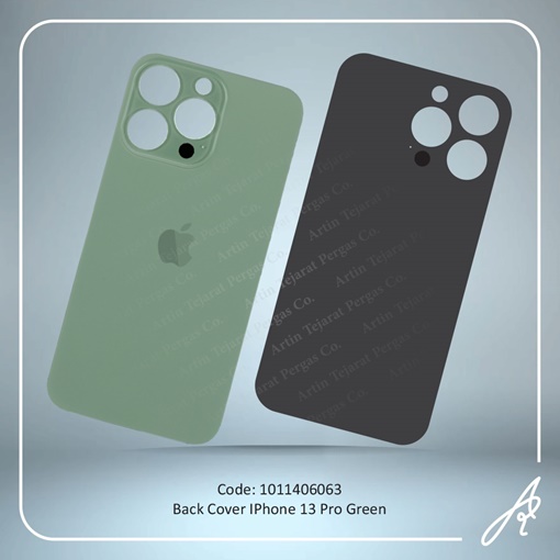 تصویر  BACK COVER 13 PRO GREEN IPHONE