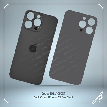 تصویر BACK COVER 15 PRO BLACK IPHONE
