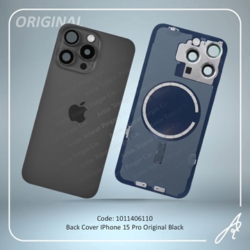 تصویر BACK COVER 15 PRO ORG BLACK IPHONE