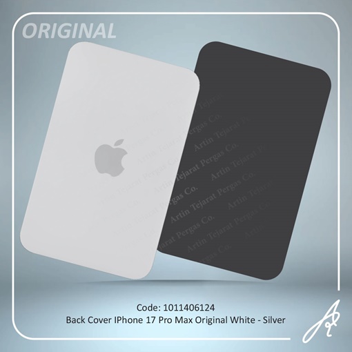تصویر  BACK COVER 17 PRO MAX ORG WHITE-SILVER IPHONE