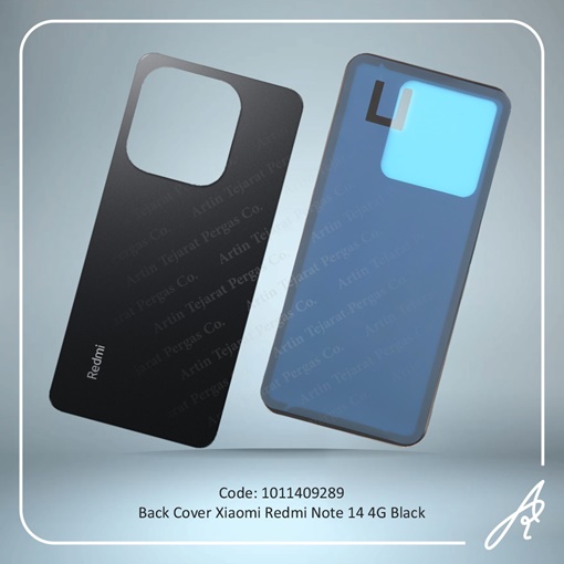 تصویر  BACK COVER REDMI NOTE 14 4G BLACK XIAO