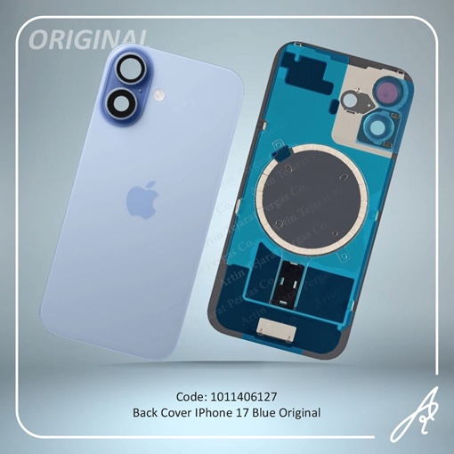 تصویر  BACK COVER 17 ORG BLUE IPHONE