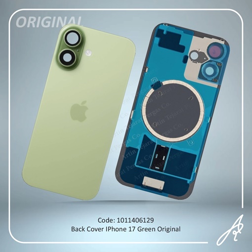 تصویر  BACK COVER 17 ORG GREEN IPHONE