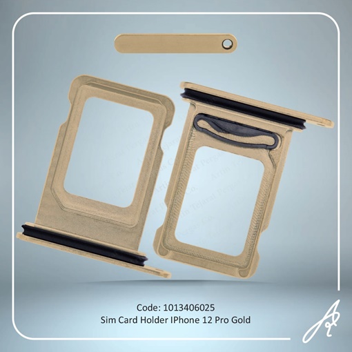 تصویر  SIM HOLDER 12 PRO GOLD IPHONE