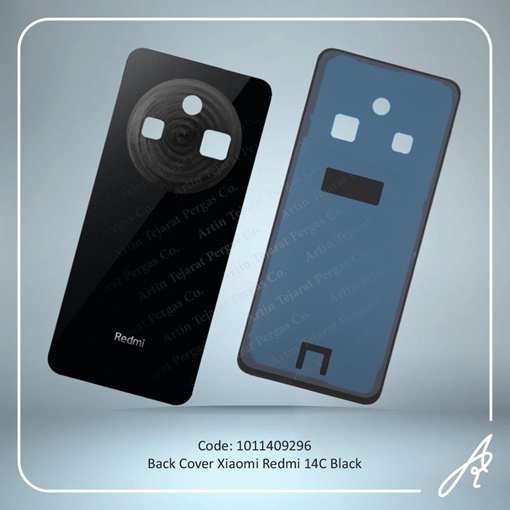 تصویر  BACK COVER REDMI 14C BLACK XIAO