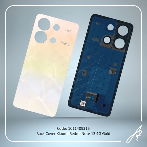 تصویر  BACK COVER REDMI NOTE 13 4G GOLD XIAO