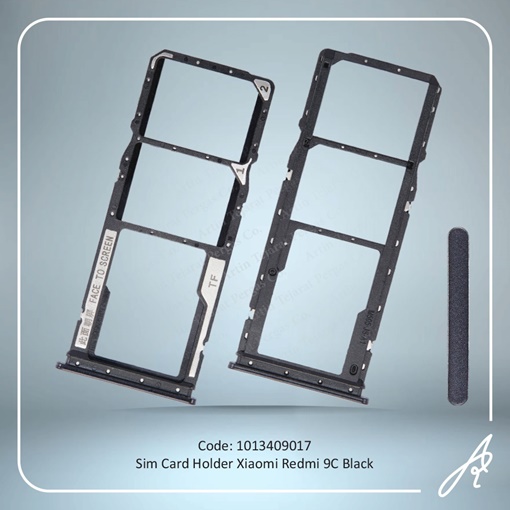 تصویر  SIM HOLDER REDMI 9C BLACK XIAO