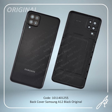 تصویر BACK COVER A12 ORG BLACK SAM
