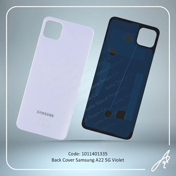 تصویر BACK COVER A22 5G VIOLET SAM